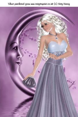 Lovely in Lilac A4 Card Front