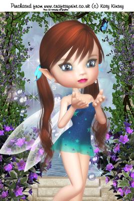 Starlight Fairy A4 Card Front