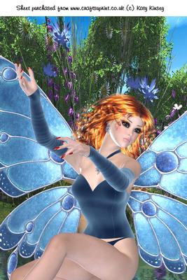 Fairy Blooms A4 Card Front