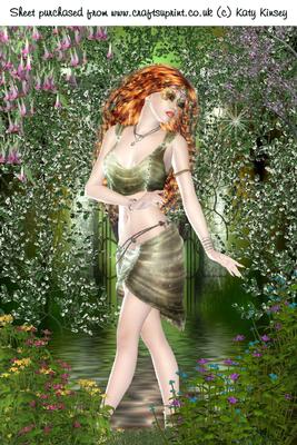 The Secret Elf Garden A4 Card Front