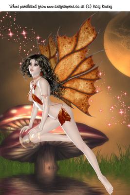 Fairy Bubble A4 Card Front