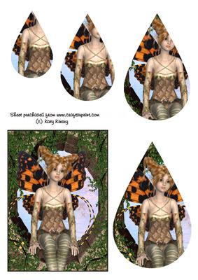 Autumn Equinox Tear Drop Pyramage & Topper