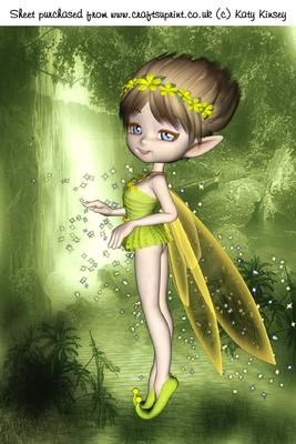 Fairy Charm A4 Card Front