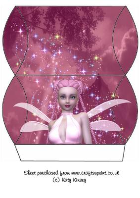 In the Pink Fairy Pillow Box