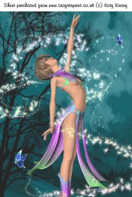Pixie Dust A4 Card Front