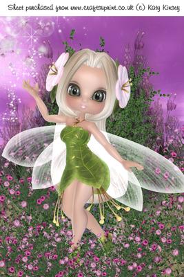 In the Fairy Meadow A4 Card Front