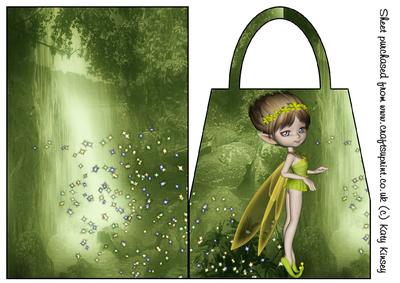 Fairy Charm Handbag Card