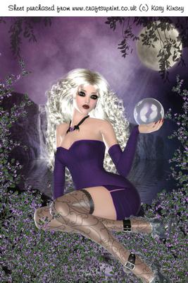 Crystal Gazer A4 Card Front