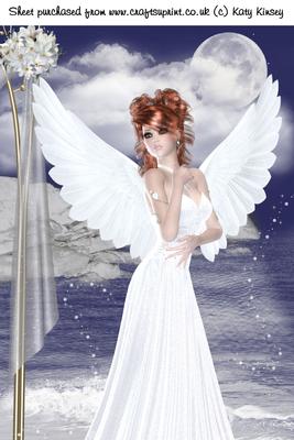 Angel Charms A4 Card Front
