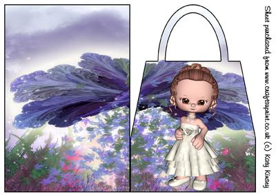 Lexie in White Handbag Card