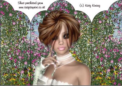 Fairy Flowers Gatefold Card