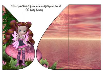 Martha Fairy Teardrop Card