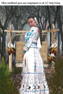 Kuri Native American A4 Card Front