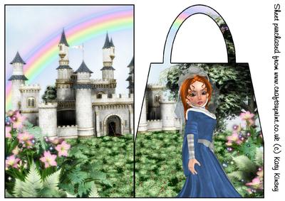 Queen of the Castle Handbag Card