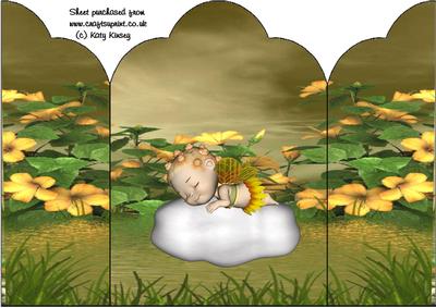 Sunny Daze Baby Fairy Gatefold Card
