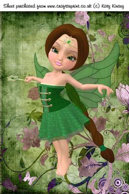 Jane Fairy A4 Card Front #1