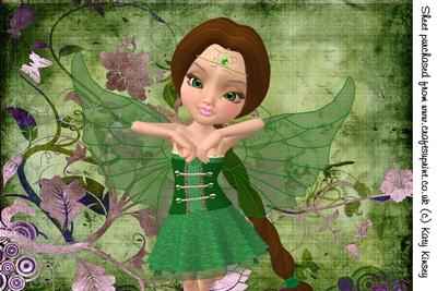 Jane Fairy A4 Card Front #2