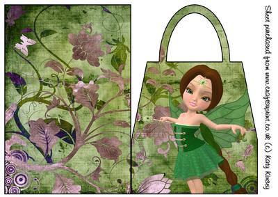Jane Fairy Handbag Card