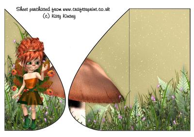 Carla Fairy Teardrop Card