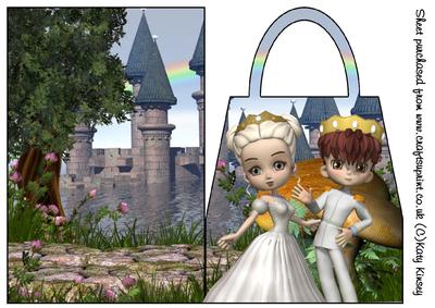 A Medieval Romance Handbag Card