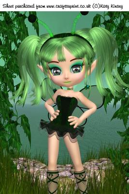 Kiaragh Fairy A4 Card Front #1