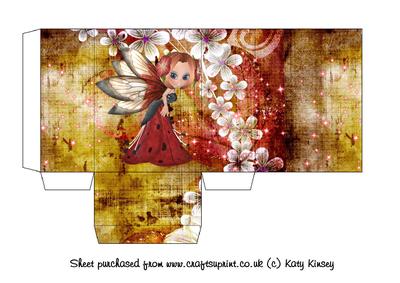 Blossom Fairy in Red Gift Bag