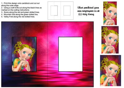 Kacey Foldback Card with Simple Pyramage