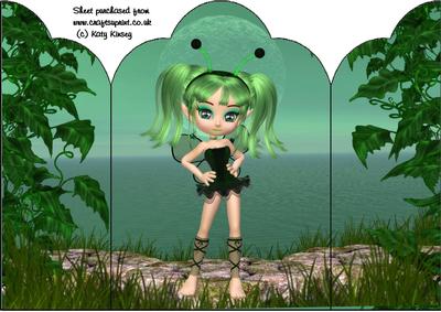 Kiaragh Fairy Gatefold Card