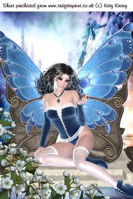 Fairy Blues A4 Card Front