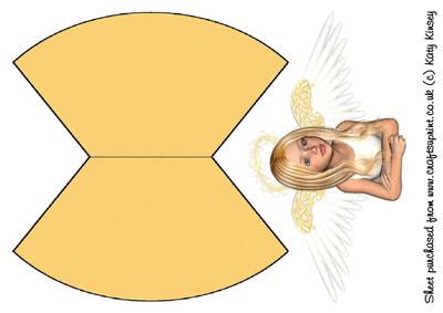 Grace Angel Over the Top Wobble Card