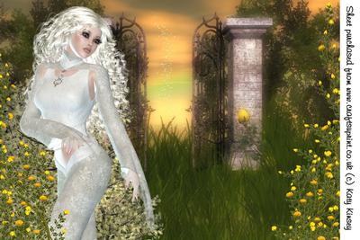 The Fairy Dust Gate A4 Card Front