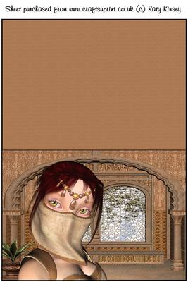 Turkish Delight Print and Fold A5 Card (3)