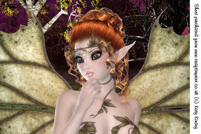 Curiosity Fairy A4 Card Front