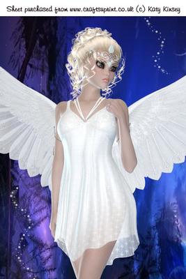 Angel Dreams A4 Card Front