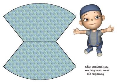 Little George Over the Top Wobble Card