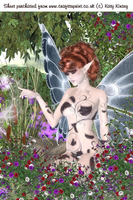 My Fairy Garden A4 Card Front