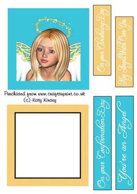 Grace Angel Shaker Card