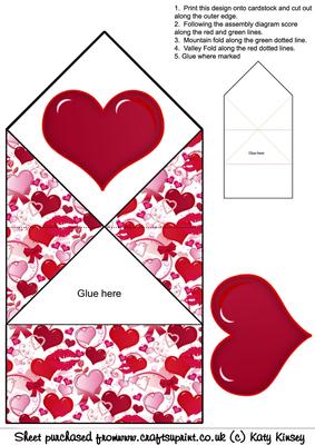 Lots of Love Diamond Top Spring Pop Up Card