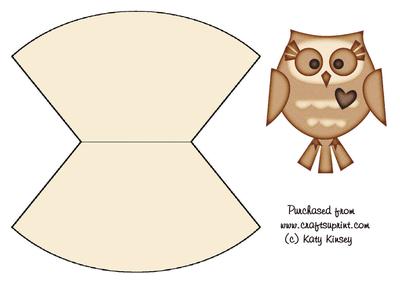 Wise Owl Wobble Card in Cream