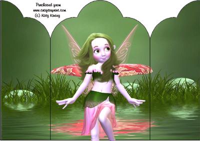 Daria Fairy Gatefold Card