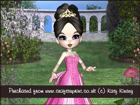 Princess Caelia in Pink A4 Pyramage Kit