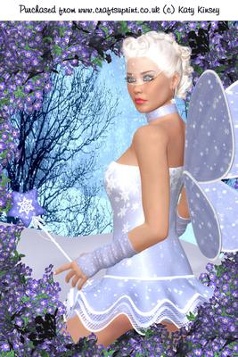 The Snow Fairy A4 Card Front