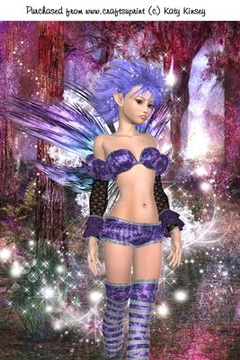 Fairy Frowns A4 Card Front