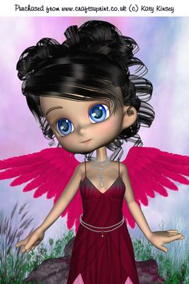 Angel Eyes A4 Card Front
