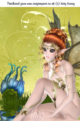 Dreamy Fairy A4 Card Front