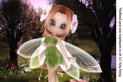 Silvie Fairy A4 Card Front