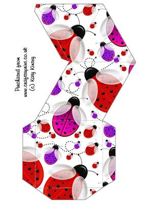 Lots of Ladybirds Pyramid Box
