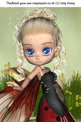 Fairy Fantasy A4 Card Front #1