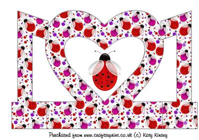 Lots of Ladybirds 21st Birthday Shaped Card