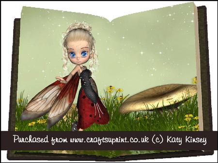 Fairy Fantasy Book Card and Decoupage Kit